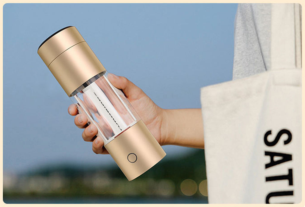 Plafnio Hydrogen Water Bottle, Portable 4-in-1 Hydrogen India